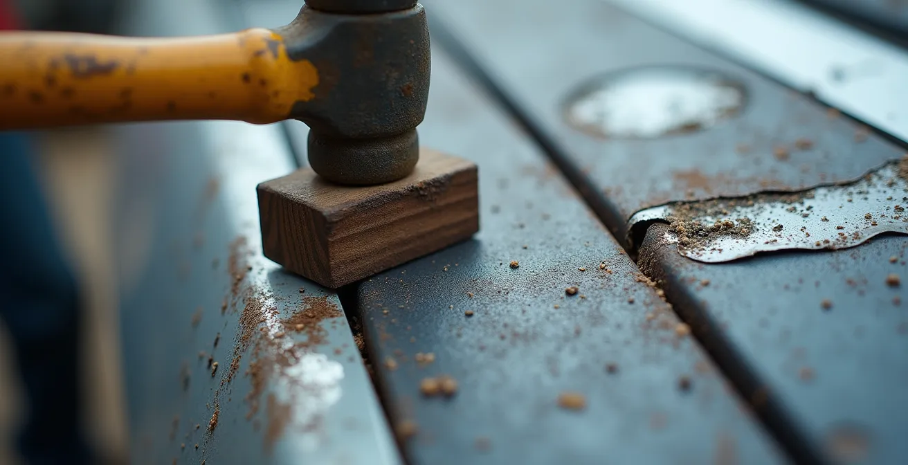 Herramientas y técnicas de reparación de emergencia para maletas de aluminio y plástico en campo